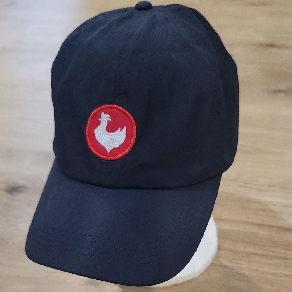 Zaxby's Blue Asjuatable Uniform Baseball Cap Hat with Red Logo